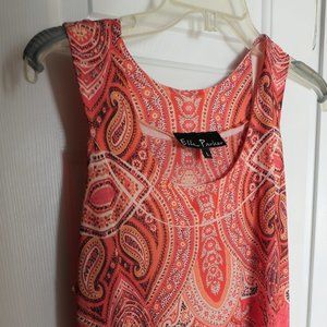 Orange Paisley Summer Dress